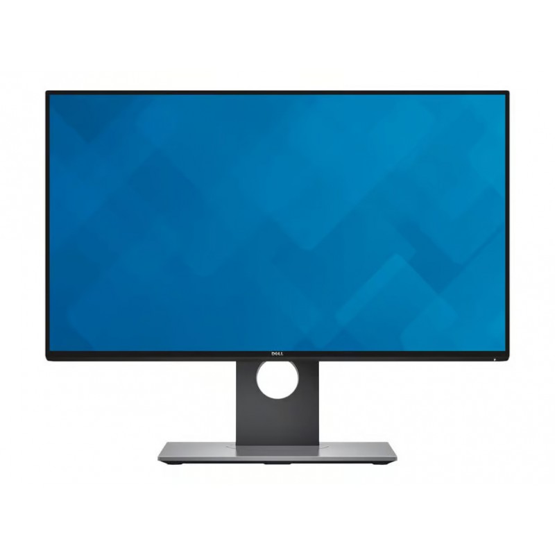 Brugte computerskærme - Dell UltraSharp 24-tommer U2417H LED-skærm med IPS-panel (brugt)