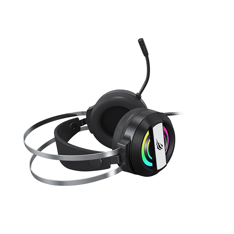 Gamingheadsets - Havit Gaming headset med RGB, USB+3.5mm (demo)