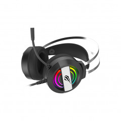 Gamingheadsets - Havit Gaming headset med RGB, USB+3.5mm (demo)