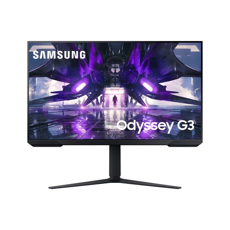 Computerskærm 25" eller større - Samsung Odyssey G3 32" 165 Hz gamingskærm med ergonomisk fod