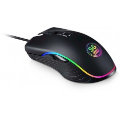 Pakke med gamingtastatur og mus - Mission SG GGB 2.2 Gaming Kit med RGB-tastatur, mus, headset og musemåtte