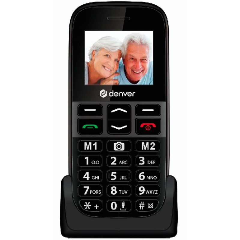 Funktionstelefon - Denver 1,77" GSM-mobiltelefon med store knapper og SOS-knap