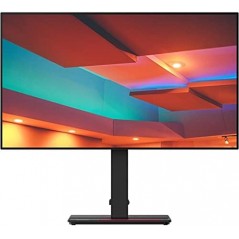 Lenovo P27H-20 27" IPS-skærm med 2K-opløsning, USB-C og USB-hub (brugt)