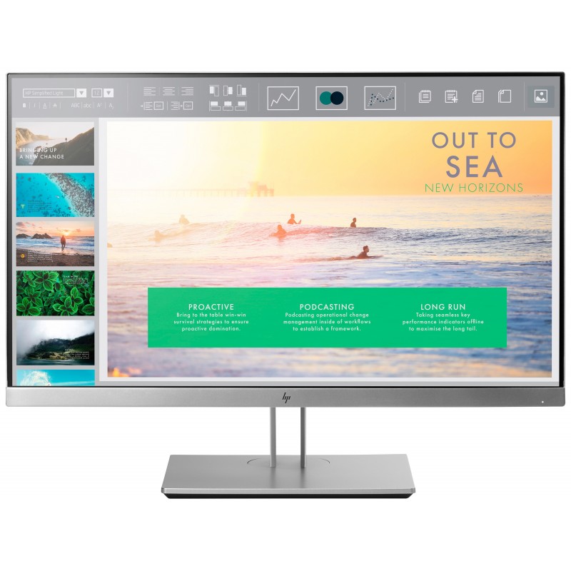 Brugte computerskærme - HP EliteDisplay E233 23" LED-skærm med IPS-panel (brugt)