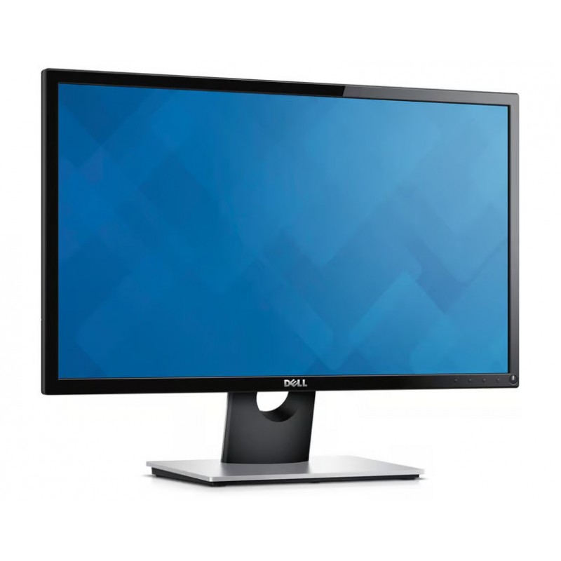 Brugte computerskærme - Dell 24-tommer SE2416H LED-skærm med IPS-panel (brugt)