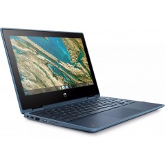 Brugt laptop 12" - HP Chromebook x360 11 G3 EE 11.6" Touch 4GB 32GB Blå (brugt med mærker skærm)