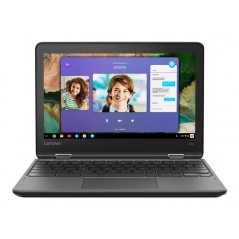 Brugt laptop 12" - Lenovo 300e 1st Gen Chromebook 11,6" QuadCore 4GB 32GB med Touch (brugt med mura)