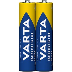 Varta Industrial Pro, alkalisk batteri 2-pak AAA-batterier LR03