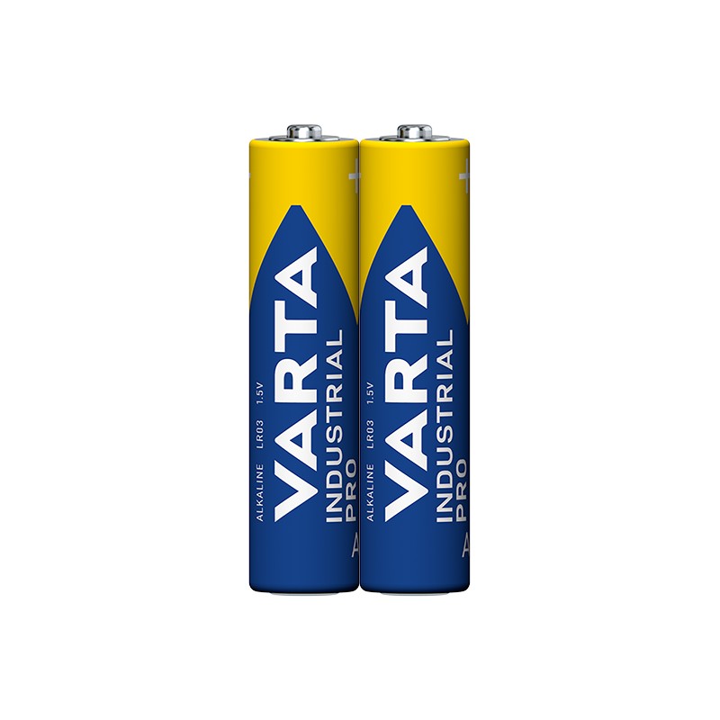 Batteri - Varta Industrial Pro, alkalisk batteri 2-pak AAA-batterier LR03