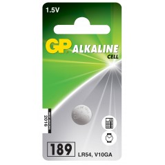 GP LR54 V10GA alkalisk batteri 1-pak knapcellebatteri