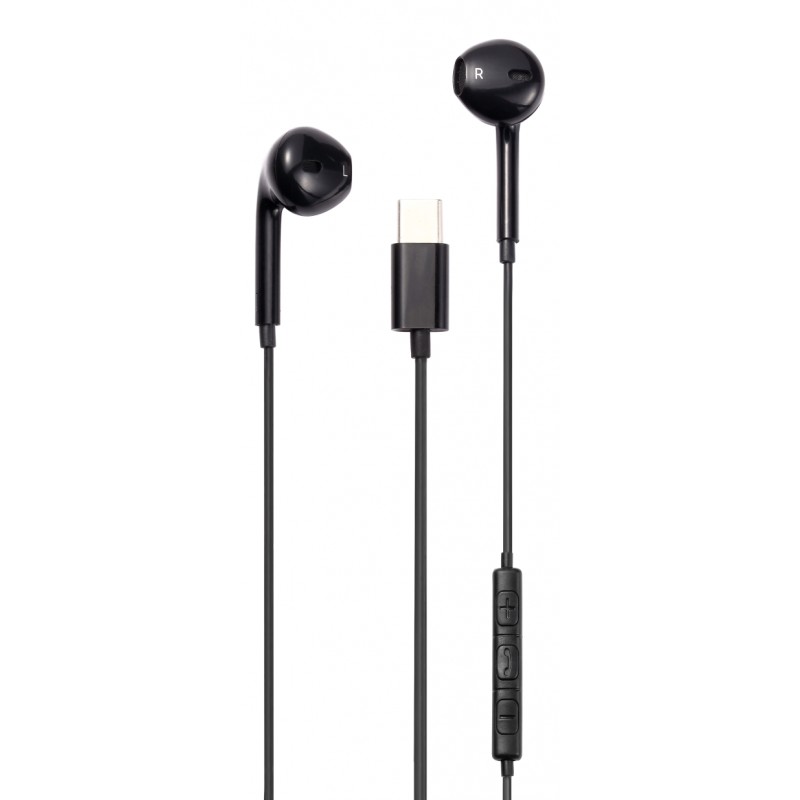 In-ear - Streetz semi-in-ear-hovedtelefoner og headset med USB-C