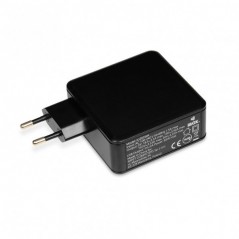 Universal computeroplader - 65 Watt universaloplader til bærbare computere (AC-adapter)