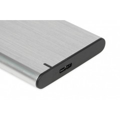 Kabinetter til intern harddisk - iBOX USB 3.2-kabinet til intern 2,5" SATA-harddisk, sølv