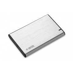 Kabinetter til intern harddisk - iBOX USB 3.2-kabinet til intern 2,5" SATA-harddisk, sølv