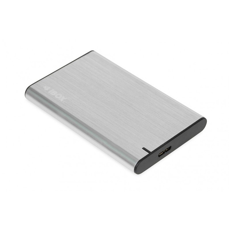 Kabinetter til intern harddisk - iBOX USB 3.2-kabinet til intern 2,5" SATA-harddisk, sølv