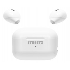 Streetz TWS-114 True Wireless in-ear headset, hvid