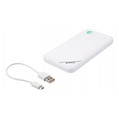 Portable batterier - Essentials Durable Powerbank 10.000 mAh, USB-A, hvid