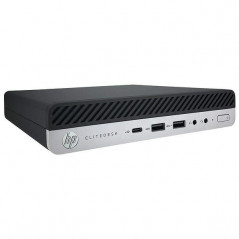 Brugt stationær computer - HP EliteDesk 800 G4 Mini i5 8GB 256GB SSD (brugt)