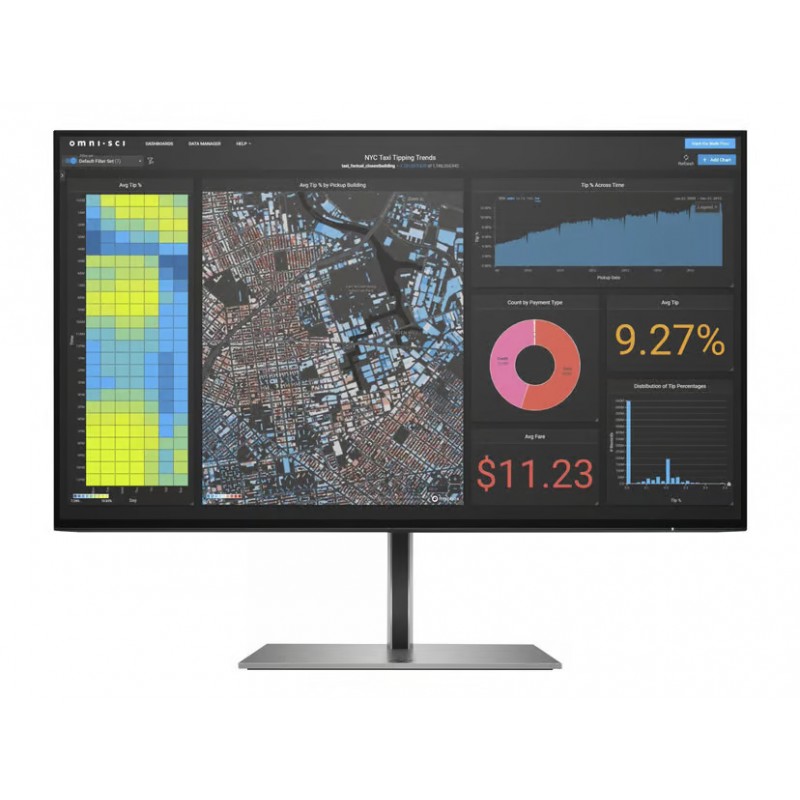 Computerskærm 15" til 24" - HP Z24F G3 24-tommers ergonomisk LED-skærm med IPS-panel