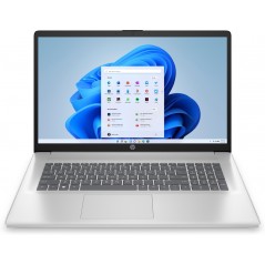 Bærbar computer med skærm på 16-17 tommer - HP 17-cp3000no 17,3" Full HD Ryzen 7 16GB 1TB SSD Windows 11 Natural Silver