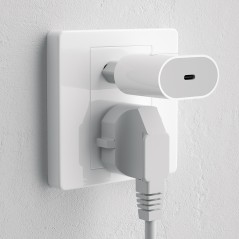 Dudao 20 Watt AC-adapter vægoplader med USB-C