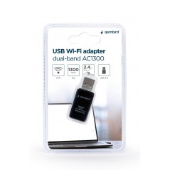 Trådlöst WiFi USB-nätverkskort med Dual Band 2.4GHz/5GHz 1300Mbps (fyndvara)