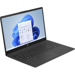 Bærbar computer med skærm på 14 og 15,6 tommer - HP 15-fc0411no 15.6" Full HD Ryzen 3 4GB 128GB SSD Win 11 S Jet Black demo