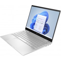 Bærbar computer med skærm på 11, 12 eller 13 tommer - HP ENVY x360 13-bf0960no 13.3" 2.8K OLED Touch i7-12 16GB 512GB SSD Win 11 Natural Silver