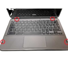 Brugt laptop 12" - Dell Chromebook 3100 11.6" 2-in-1 4GB 32GB (beg) (saknade plastdetaljer)