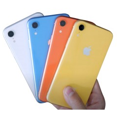 Brugt iPhone - iPhone XR 128GB Black med 1 års garanti (brugt) (ridset skærm - se billede)