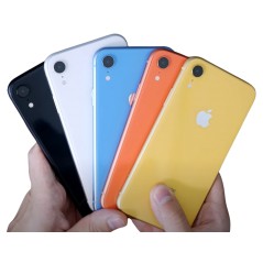 Brugt iPhone - iPhone XR 128GB Black med 1 års garanti (brugt) (ridset skærm - se billede)