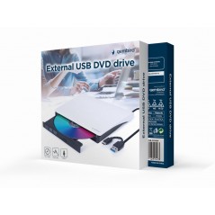 Gembird ekstern CD/DVD-brænder med USB-tilslutning (USB 3.1 Gen 1)