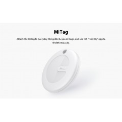 Rejsetilbehør - MiLi MiTag Location Finder bluetooth-tracker (hvid)