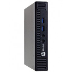 Brugt stationær computer - HP EliteDesk 800 G2 Mini i5 (gen6) 8GB 128GB SSD med WiFi Windows 10 Pro (brugt)