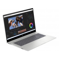 Bærbar computer med skærm på 16-17 tommer - HP ENVY 17-cw0170no 17.3" 4K i7-13 16GB 512GB SSD Win 11 Natural Silver demo