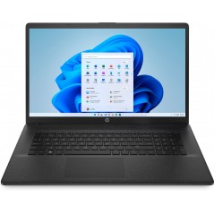 Bærbar computer med skærm på 16-17 tommer - HP 17-cn0414no 17.3" HD+ Intel 4GB 256GB SSD Win 11 Jet Black