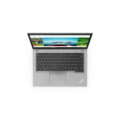 Brugt laptop 14" - Lenovo Thinkpad T480s Silver 14" Full HD i5 24GB 256GB SSD Windows 11 Pro (beg med små märken skärm)