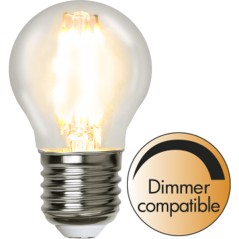 Dimmable LED-lampe sokkel E27 G45 Clear 4.2 Watt Warm white (40 W)