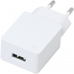 eStuff USB-vægoplader med 1x USB-A (12 watt)