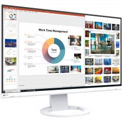 Computerskærm 25" eller større - Eizo FlexScan EV2760 27" IPS-skærm 2560 x 1440 ergonomisk fod (ny)