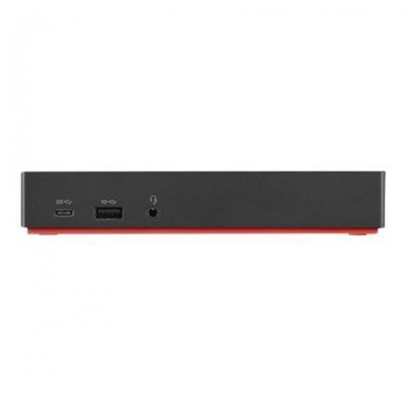 Lenovo dockingstation - Lenovo USB-C-dockingstation til ThinkPad T14s G 2, X1 Carbon G 10 osv. uden AC-adapter og kabel (brugt)