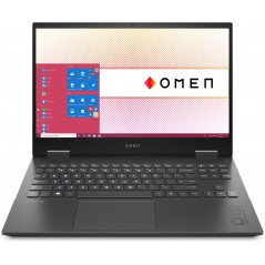 Bærbar computer med skærm på 14 og 15,6 tommer - HP Omen Gaming 15-en1427no 15.6" Full HD 144 Hz Ryzen 7 16GB 512GB SSD RTX 3070 8GB Win 11 Mica Silver