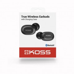 KOSS In-Ear-hovedtelefoner TWS250i Wireless True Wireless Mic Black