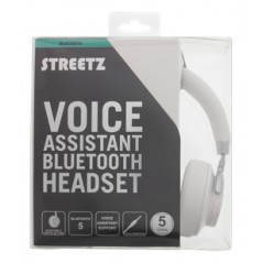 Streetz Voice assistant Bluetooth-hovedtelefoner med mikrofon