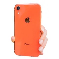 iPhone XR 128GB Coral med et nyt batteri (ny i åbnet æske)