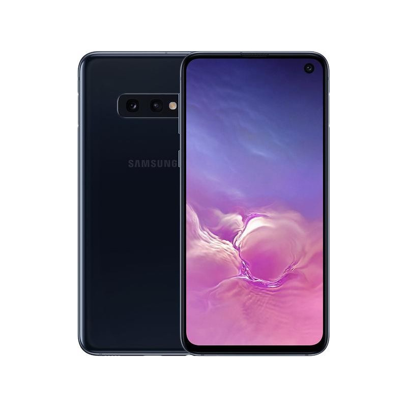 Samsung Galaxy - Samsung Galaxy S10e 128GB Dual SIM Prism Black (beg) (glaskross baksida, SKAL ingår