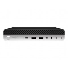 Brugt stationær computer - HP ProDesk 600 G4 Mini i5 8GB 256GB SSD med Wifi & Win11 Pro (brugt)