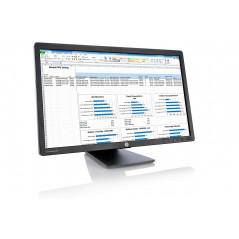 Brugte computerskærme - HP EliteDisplay E231 23" LED-skærm (brugt med ridse på skærmen)