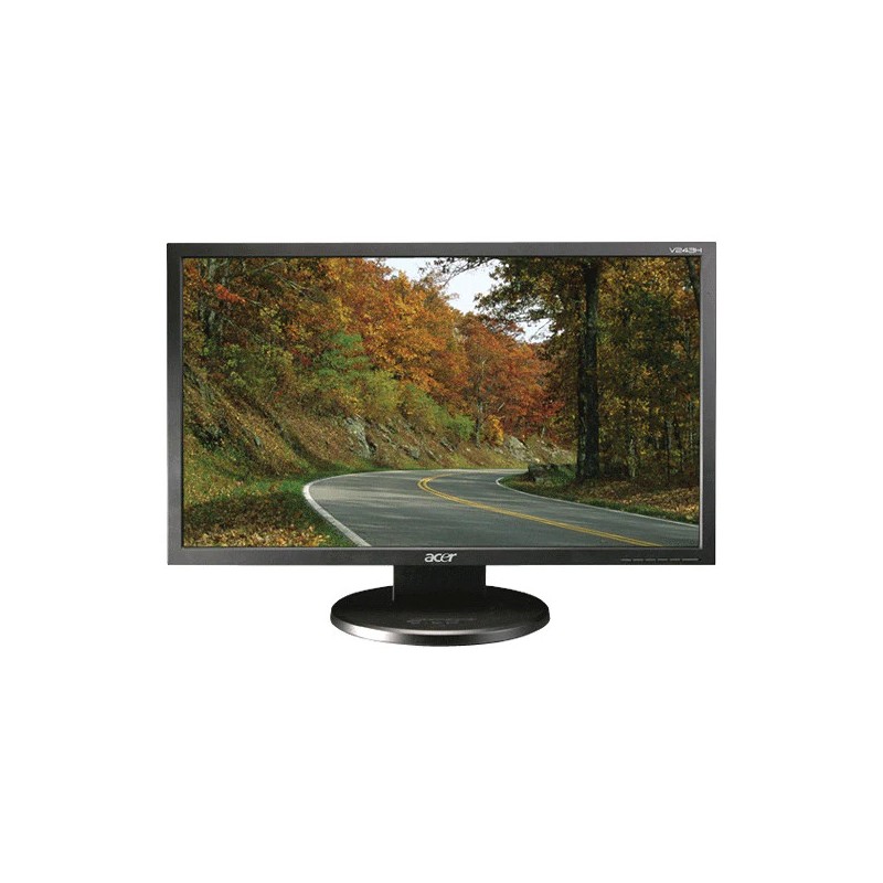 Brugte computerskærme - Acer V243HQ 24-tommer Full HD LCD-skærm (brugt)