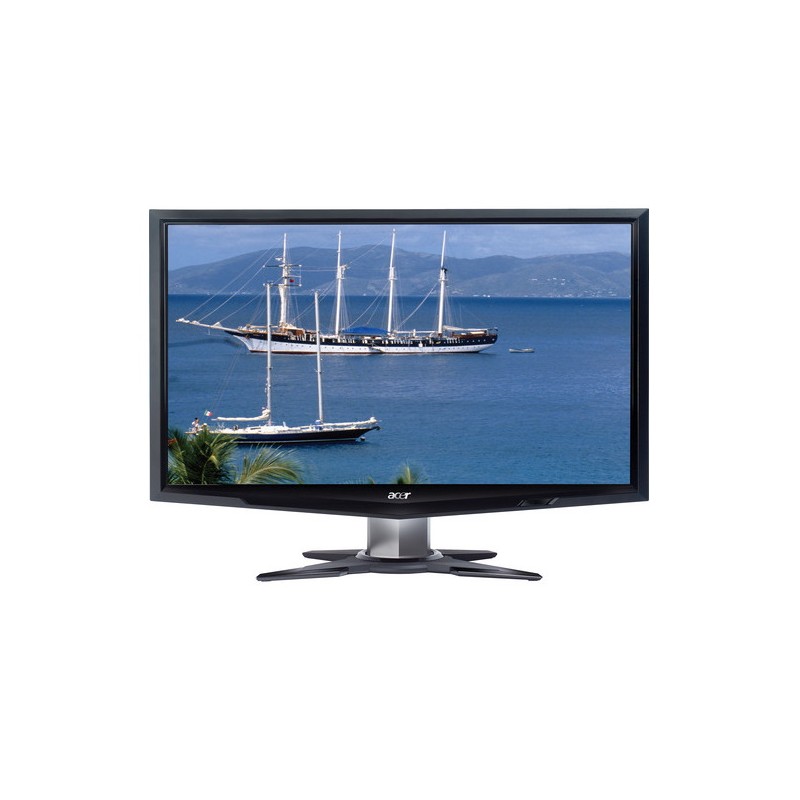 Brugte computerskærme - Acer G245H 24-tommer Full HD LCD-skærm (brugt)